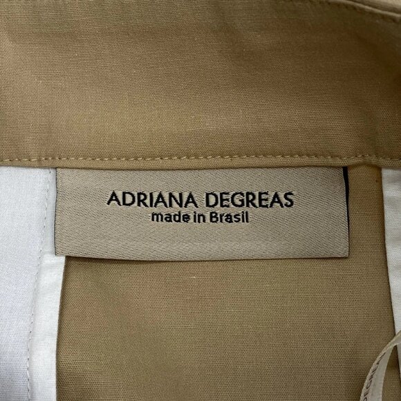 Adriana Degreas Solid Giardino High-Waist Maxi Skirt Off-White Beige Size S - Picture 4 of 8